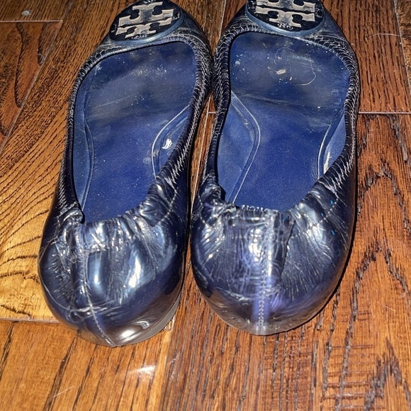 Tory Burch Reva Patent Leather Ballet Flats - Picture 2 of 4